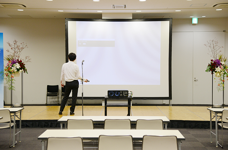 画像：イベント設営風景